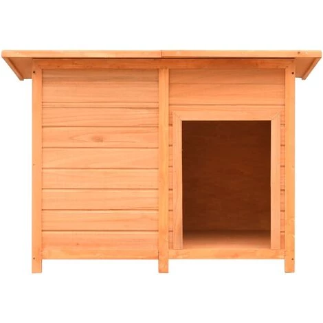 LITZEE Niche Pour Chiens Bois De Pin Et De Sapin Solide 120x77x86 Cm 2 LITZEE Niche Pour Chiens Bois De Pin Et De Sapin Solide 120x77x86 Cm – Image 2