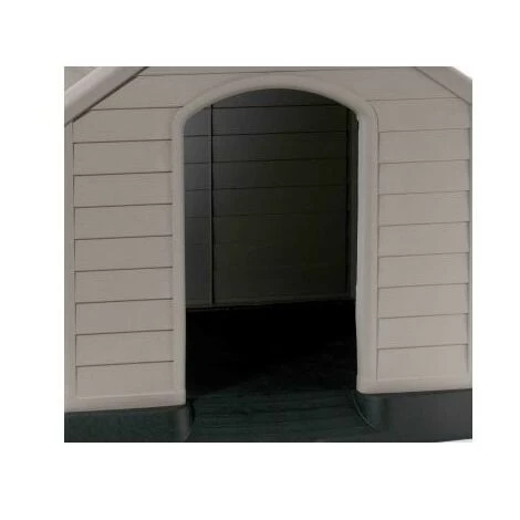 KETER Niche Pour Animaux En Résine DOGHOUSE - Beige Et Marron 3 KETER Niche Pour Animaux En Résine DOGHOUSE - Beige Et Marron – Image 3