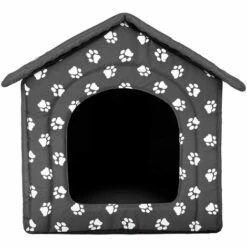 Hobbydog Dog House, Gris Avec Pattes, S