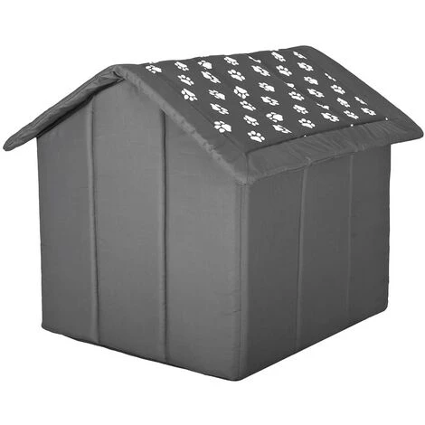 Hobbydog Dog House, Gris Avec Pattes, S 2 Hobbydog Dog House, Gris Avec Pattes, S – Image 2