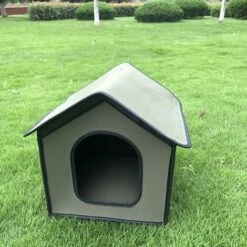 BETTERLIFE Niche Pour Chien Exterieur | Maison Pour Chat Étanche | Cabane Chat Exterieur Hiver Pour Animaux De Compagnie | Abri Ecologiques Pliable Pour Chat/Lapin/Petit Chien（gris） -Niche, chenil, enclos et parc pour chien Soldes 2022 31991674 5