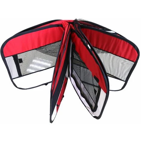 SiFree®Clôture Détachable Amovible Pour Animaux De Compagnie, Ronde à Huit Côtés-rouge 2 SiFree®Clôture Détachable Amovible Pour Animaux De Compagnie, Ronde à Huit Côtés-rouge – Image 2