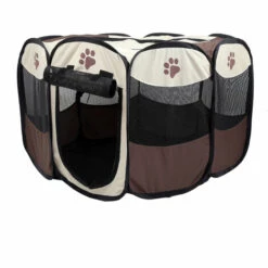 SKECTEN Parc à Chiots Clôture Octogonal Pliable 61x47cm Pour Animaux Chien Café 7 SKECTEN Parc à Chiots Clôture Octogonal Pliable 61x47cm Pour Animaux Chien Café -Niche, chenil, enclos et parc pour chien Soldes 2022 33016793 3