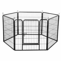 SKECTEN Parc 6 Panneaux Pour Lapin/Cochon D'Inde, Chien Ou Chat Extérieur Ou Intérieur 60 Cm De Haut
