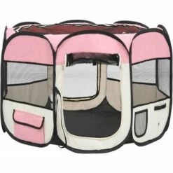 YOUTHUP Parc Pour Chiens Pliable Avec Sac De Transport Rose 90x90x58 Cm - Rose 7 YOUTHUP Parc Pour Chiens Pliable Avec Sac De Transport Rose 90x90x58 Cm - Rose -Niche, chenil, enclos et parc pour chien Soldes 2022 33255739 3