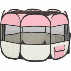 YOUTHUP Parc Pour Chiens Pliable Avec Sac De Transport Rose 90x90x58 Cm - Rose 9 YOUTHUP Parc Pour Chiens Pliable Avec Sac De Transport Rose 90x90x58 Cm - Rose -Niche, chenil, enclos et parc pour chien Soldes 2022 33255739 5