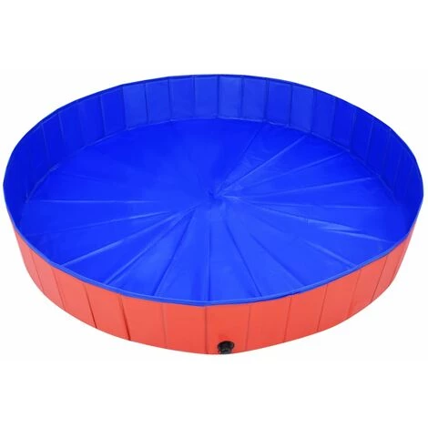 YOUTHUP Piscine Pliable Pour Chiens Rouge 200x30 Cm PVC 4 YOUTHUP Piscine Pliable Pour Chiens Rouge 200x30 Cm PVC – Image 4