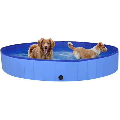 YOUTHUP Piscine Pliable Pour Chiens Bleu 200x30 Cm PVC 2 YOUTHUP Piscine Pliable Pour Chiens Bleu 200x30 Cm PVC – Image 2