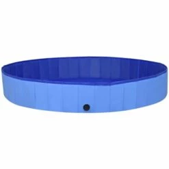 YOUTHUP Piscine Pliable Pour Chiens Bleu 200x30 Cm PVC 7 YOUTHUP Piscine Pliable Pour Chiens Bleu 200x30 Cm PVC -Niche, chenil, enclos et parc pour chien Soldes 2022 33317489 3
