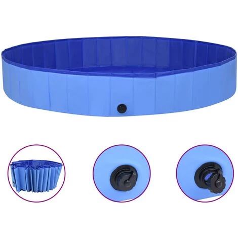 YOUTHUP Piscine Pliable Pour Chiens Bleu 300x40 Cm PVC 1 YOUTHUP Piscine Pliable Pour Chiens Bleu 300x40 Cm PVC