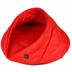 Paris Prix - Niche Pour Chien & Chat "chauffante" 54cm Rouge