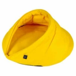 Paris Prix - Niche Pour Chien & Chat "chauffante" 54cm Jaune
