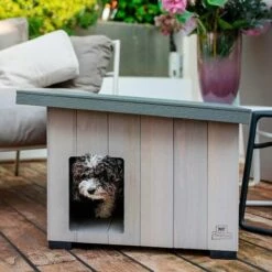 Ferplast ARGO Niche En Bois De Pin Nordique FSC. Diverses Mesures.. Variante 50 - Mesures: 58.5 X 42.5 X H 44.5 Cm - 9 Ferplast ARGO Niche En Bois De Pin Nordique FSC. Diverses Mesures.. Variante 50 - Mesures: 58.5 X 42.5 X H 44.5 Cm - -Niche, chenil, enclos et parc pour chien Soldes 2022 34302544 5