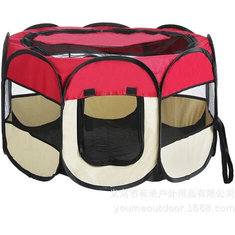 DONTODENT Oxford Enclos Pliable Grand Parc Pour Animaux Chiens, Chiots, Chats, Lapins, Cochons D'Inde à L'intérieur Ou à L'extérieur - 125x125x64cm - Rose - Rose 1 DONTODENT Oxford Enclos Pliable Grand Parc Pour Animaux Chiens, Chiots, Chats, Lapins, Cochons D'Inde à L'intérieur Ou à L'extérieur - 125x125x64cm - Rose - Rose