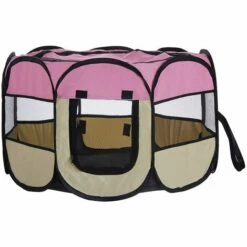 DONTODENT Oxford Enclos Pliable Grand Parc Pour Animaux Chiens, Chiots, Chats, Lapins, Cochons D'Inde à L'intérieur Ou à L'extérieur - 125x125x64cm - Rose - Rose 7 DONTODENT Oxford Enclos Pliable Grand Parc Pour Animaux Chiens, Chiots, Chats, Lapins, Cochons D'Inde à L'intérieur Ou à L'extérieur - 125x125x64cm - Rose - Rose -Niche, chenil, enclos et parc pour chien Soldes 2022 34687481 4