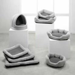 Paris Prix - Niche Pour Chien "graphene" 39cm Gris -Niche, chenil, enclos et parc pour chien Soldes 2022 36892102 3