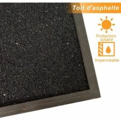 COSTWAY Niche Pour Chien En Bois Avec Toit à Charnières Entrée Et Plancher Amovible Résistante Aux Intempéries Pour Animaux -Niche, chenil, enclos et parc pour chien Soldes 2022 37864780 3