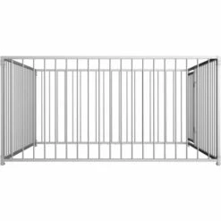 HAPPYSHOPPING Chenil D'exterieur Pour Chiens 200 X 200 X 100 Cm 7 HAPPYSHOPPING Chenil D'exterieur Pour Chiens 200 X 200 X 100 Cm -Niche, chenil, enclos et parc pour chien Soldes 2022 39693397 3