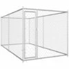HAPPYSHOPPING Chenil D'exterieur Pour Chiens 382x192x185 Cm