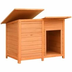HAPPYSHOPPING Niche Pour Chiens Bois De Pin Et De Sapin Solide 120x77x86 Cm 7 HAPPYSHOPPING Niche Pour Chiens Bois De Pin Et De Sapin Solide 120x77x86 Cm -Niche, chenil, enclos et parc pour chien Soldes 2022 39694933 3