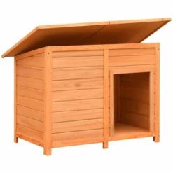 HAPPYSHOPPING Niche Pour Chiens Bois De Pin Et De Sapin Solide 120x77x86 Cm 8 HAPPYSHOPPING Niche Pour Chiens Bois De Pin Et De Sapin Solide 120x77x86 Cm -Niche, chenil, enclos et parc pour chien Soldes 2022 39694933 4