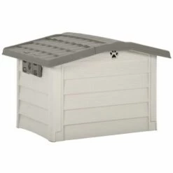 HAPPYSHOPPING Niche Pour Chiens Beige Et Marron 89x75x62 Cm 8 HAPPYSHOPPING Niche Pour Chiens Beige Et Marron 89x75x62 Cm -Niche, chenil, enclos et parc pour chien Soldes 2022 40275492 4