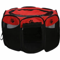 THSINDE Clôture Pliante Oxford Grande Clôture Pour Animaux De Compagnie-91X91X58CM-beige -Niche, chenil, enclos et parc pour chien Soldes 2022 40455845 3