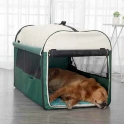 THSINDE Parc Pliable Pour Chiots Oxford Dog Pen-60*46*51CM-Vert -Niche, chenil, enclos et parc pour chien Soldes 2022 40455847 3