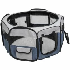 FLAMINGO Parc Pour Animaux De Compagnie Flavio 74x74x35 Cm S Bleu - Bleu -Niche, chenil, enclos et parc pour chien Soldes 2022 41856934 4