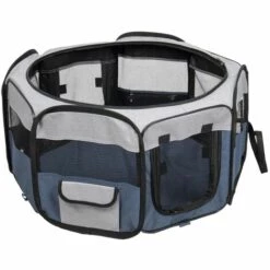 FLAMINGO Parc Pour Animaux De Compagnie Flavio 74x74x35 Cm S Bleu - Bleu -Niche, chenil, enclos et parc pour chien Soldes 2022 41856934 5