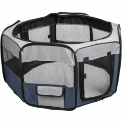 FLAMINGO Parc Pour Animaux De Compagnie Flavio 84x84x43 Cm M Bleu - Bleu 8 FLAMINGO Parc Pour Animaux De Compagnie Flavio 84x84x43 Cm M Bleu - Bleu -Niche, chenil, enclos et parc pour chien Soldes 2022 41856935 4