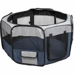 FLAMINGO Parc Pour Animaux De Compagnie Flavio 84x84x43 Cm M Bleu - Bleu 9 FLAMINGO Parc Pour Animaux De Compagnie Flavio 84x84x43 Cm M Bleu - Bleu -Niche, chenil, enclos et parc pour chien Soldes 2022 41856935 5