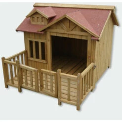 HELLOSHOP26 Niche à Chien XL Maison Pour Chien Bois Massif Terrasse - Bois 5 HELLOSHOP26 Niche à Chien XL Maison Pour Chien Bois Massif Terrasse - Bois -Niche, chenil, enclos et parc pour chien Soldes 2022 4262115 3