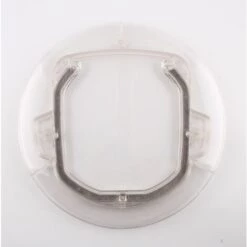 HANBING Peut Contrôler La Direction D'entrée Et De Sortie Porte Pour Animaux De Compagnie Fournitures Pour Animaux De Compagnie Chat Et Chien Porte Pour Animaux De Compagnie Chenil Créatif Pour Chat (transparent)