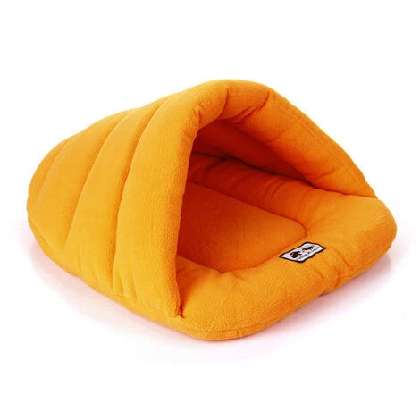 Noble Niche Pour Chien De Taille Moyenne Et Petite Et Chat, Lit Pour Chiens Et Chats En Polaire Souple, Sac De Couchage Pour Animaux, Chaud Et Confortable Pour Intérieur Et Voyage (Orange, XS),Irisfr 2 Noble Niche Pour Chien De Taille Moyenne Et Petite Et Chat, Lit Pour Chiens Et Chats En Polaire Souple, Sac De Couchage Pour Animaux, Chaud Et Confortable Pour Intérieur Et Voyage (Orange, XS),Irisfr – Image 2