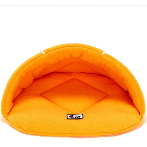 Noble Niche Pour Chien De Taille Moyenne Et Petite Et Chat, Lit Pour Chiens Et Chats En Polaire Souple, Sac De Couchage Pour Animaux, Chaud Et Confortable Pour Intérieur Et Voyage (Orange, XS),Irisfr 3 Noble Niche Pour Chien De Taille Moyenne Et Petite Et Chat, Lit Pour Chiens Et Chats En Polaire Souple, Sac De Couchage Pour Animaux, Chaud Et Confortable Pour Intérieur Et Voyage (Orange, XS),Irisfr – Image 3