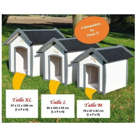 BB-LOISIRCD Niche Chien En Bois Moderne De Haute Qualite BELLA 222 Taille L 86 X 102 X 94 Cm 5 BB-LOISIRCD Niche Chien En Bois Moderne De Haute Qualite BELLA 222 Taille L 86 X 102 X 94 Cm – Image 5