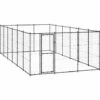 Chenil D'extérieur Pour Chiens Acier 21,78 M² VidaXL