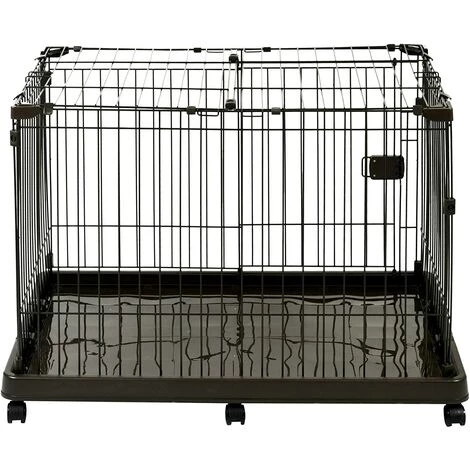 Iris Ohyama, PetrolScooter STS-600TY Parc à Roulettes Pour Chien Et Chat Marron 2 Iris Ohyama, PetrolScooter STS-600TY Parc à Roulettes Pour Chien Et Chat Marron – Image 2