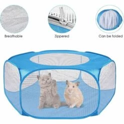 TANABATA Parc à Animaux Pliable Parc à Chiots. Parc Enclos Pour Chien Interieur Extérieur Tente Pour Animaux De Compagnie. Imperméable Et Respirant. Pour Chats Lapins Hamsters Chinchillas Hérisson (Bleu) 8 TANABATA Parc à Animaux Pliable Parc à Chiots. Parc Enclos Pour Chien Interieur Extérieur Tente Pour Animaux De Compagnie. Imperméable Et Respirant. Pour Chats Lapins Hamsters Chinchillas Hérisson (Bleu) -Niche, chenil, enclos et parc pour chien Soldes 2022 51266012 4