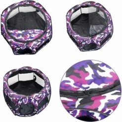 TANABATA Parc Portable Pliable En Maille Pour Animal Domestique 8 Panneaux -Niche, chenil, enclos et parc pour chien Soldes 2022 51266029 4