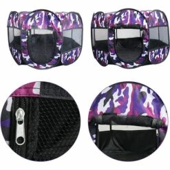 TANABATA Parc Portable Pliable En Maille Pour Animal Domestique 8 Panneaux -Niche, chenil, enclos et parc pour chien Soldes 2022 51266029 5