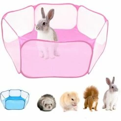 TANABATA Parc à Animaux Pliable Parc à Chiots. Parc Enclos Pour Chien Interieur Extérieur Tente Pour Animaux De Compagnie. Imperméable Et Respirant. Pour Chats Lapins Hamsters Chinchillas Hérisson (Rose) 7 TANABATA Parc à Animaux Pliable Parc à Chiots. Parc Enclos Pour Chien Interieur Extérieur Tente Pour Animaux De Compagnie. Imperméable Et Respirant. Pour Chats Lapins Hamsters Chinchillas Hérisson (Rose) -Niche, chenil, enclos et parc pour chien Soldes 2022 51266033 3