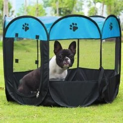 TANABATA Parc Portable Pliable En Maille Pour Animal Domestique 8 Panneaux -Niche, chenil, enclos et parc pour chien Soldes 2022 51266038 3