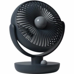 LIFCAUSAL Ventilateur De Bureau Ventilateur Personnel Portable Ventilateur D'aromathérapie De Bureau 10 Vitesses Ventilateur De Refroidissement électrique Réglable Tête Secouante à 120 Degrés Inclinaison à 90 Degrés Vers Le Haut Et Vers Le Bas Bleu Foncé