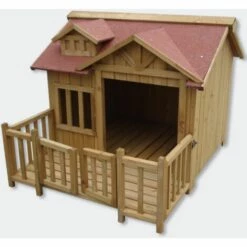 BIGB Niche A Chien XL Ou Chenil En Bois WC