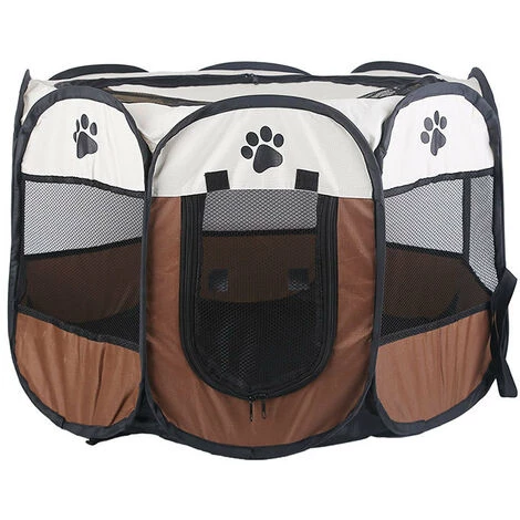 ZHUOXUAN Clôture Amovible Pour Animaux Ronde à Huit Pans Orange-orange 3 ZHUOXUAN Clôture Amovible Pour Animaux Ronde à Huit Pans Orange-orange – Image 3