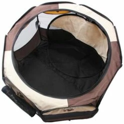 ZHUOXUAN Clôture Pour Animaux Pliable Pour Animaux De Compagnie-marron -Niche, chenil, enclos et parc pour chien Soldes 2022 51460547 3