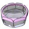 HALOYO Parc Pour Chien Chat Pliable,Pet House Tent Pliable ,Pet Chiot Chien Rose