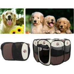 HALOYO Enclos Pliable Pour Chient Parc à Chiots Chiens,46''Enclos Pliable Pour Animaux 7 HALOYO Enclos Pliable Pour Chient Parc à Chiots Chiens,46''Enclos Pliable Pour Animaux -Niche, chenil, enclos et parc pour chien Soldes 2022 51650010 3